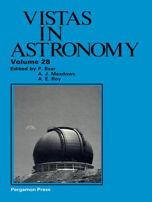 cover image of Vistas in Astronomy, Volume 28